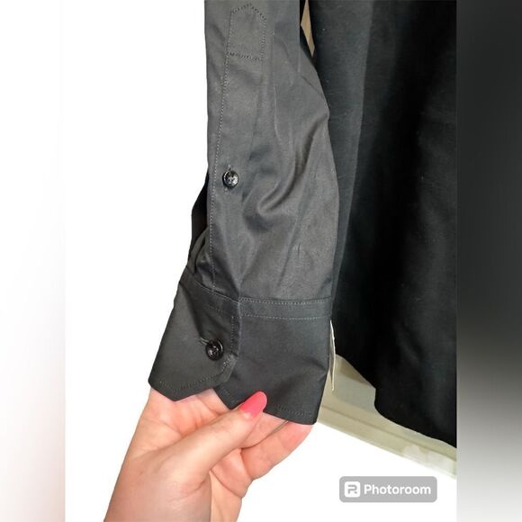 Maison Margiela NWT Oversized Co-Ed Collection Padded Button Down Black Size 36 - Picture 7 of 10